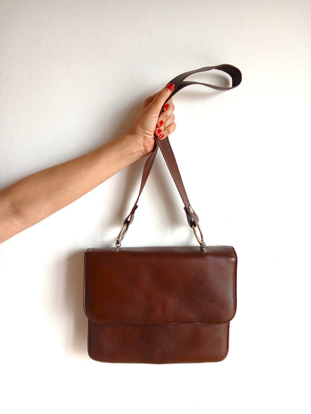 Bolso Vintage Marrón Oscuro