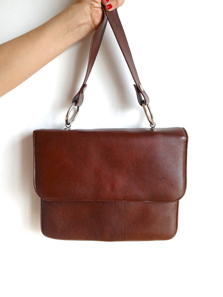 Bolso Vintage Marrón Oscuro