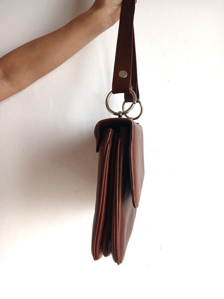 Bolso Vintage Marrón Oscuro