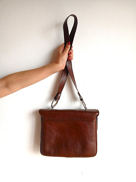 Bolso Vintage Marrón Oscuro