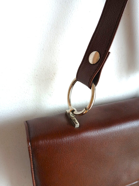 Bolso Vintage Marrón Oscuro