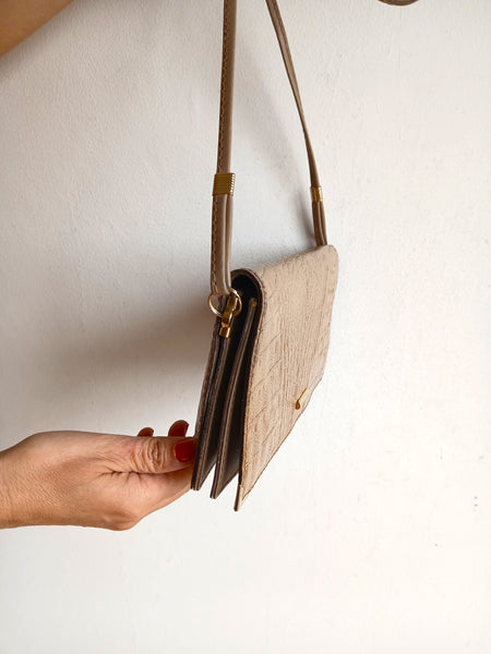 Bolso Vintage Piel Grabada
