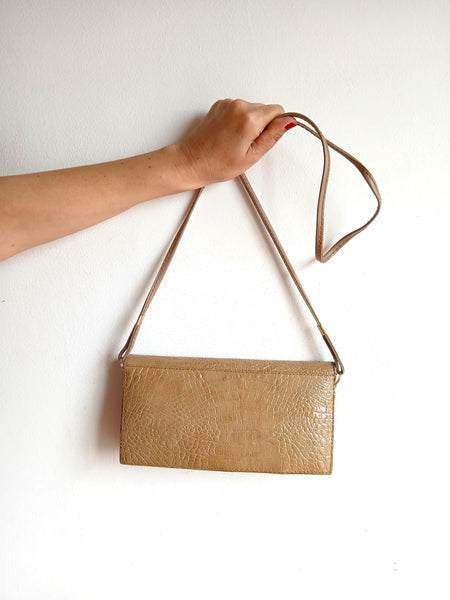 Bolso Vintage Piel Grabada