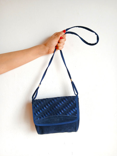 Bolso Vintage Azul Marino