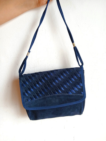 Bolso Vintage Azul Marino