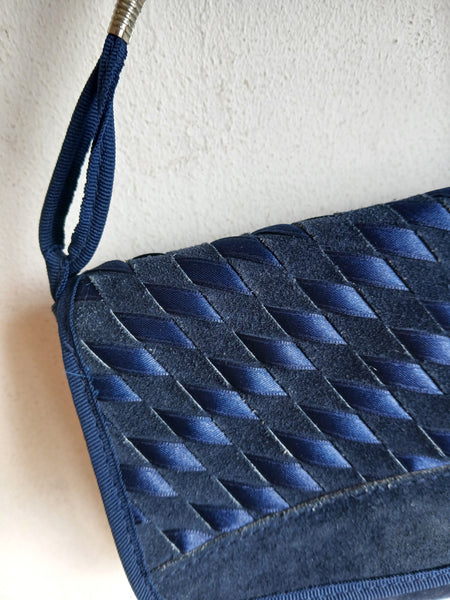 Bolso Vintage Azul Marino