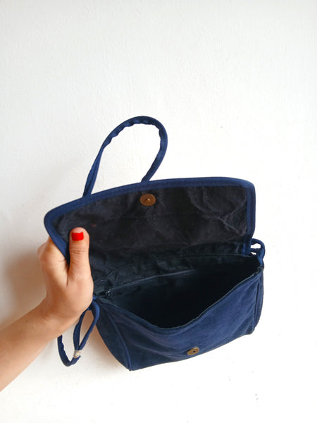 Bolso Vintage Azul Marino