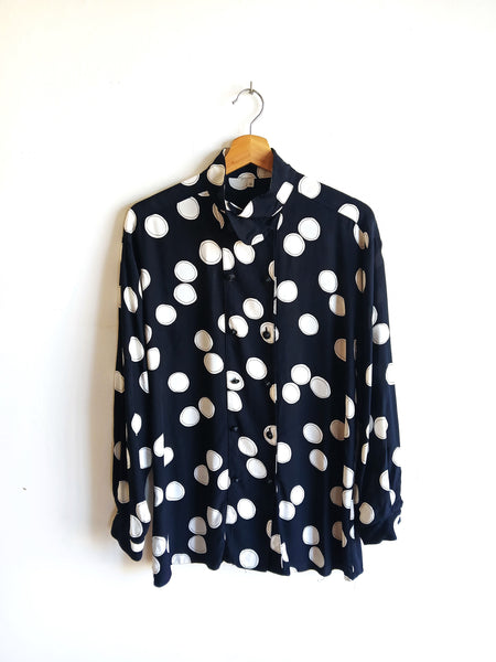 Camisa Vintage Lunares