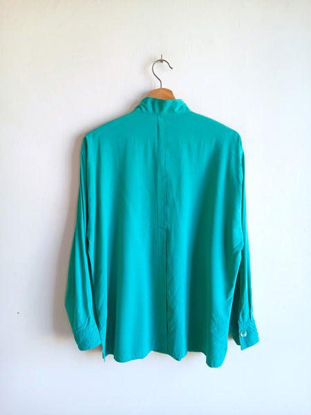 Camisa Vintage Turquesa