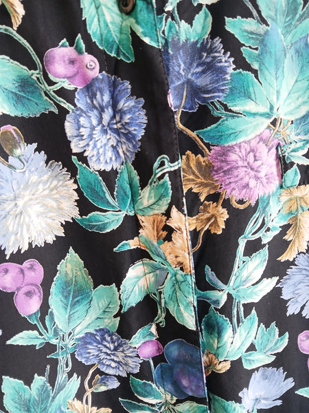 Camisa Vintage Flores y Frutas