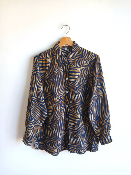 Camisa Vintage Animal Print