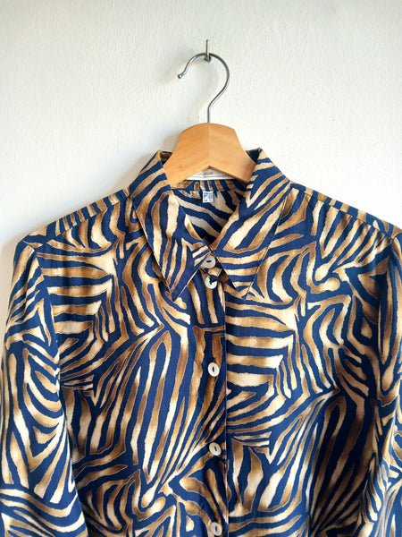 Camisa Vintage Animal Print