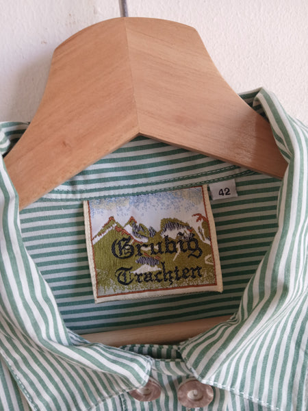 Camisa Vintage Grubig Trachten