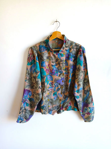 Camisa Vintage Flores