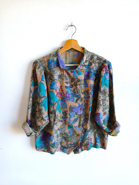 Camisa Vintage Flores