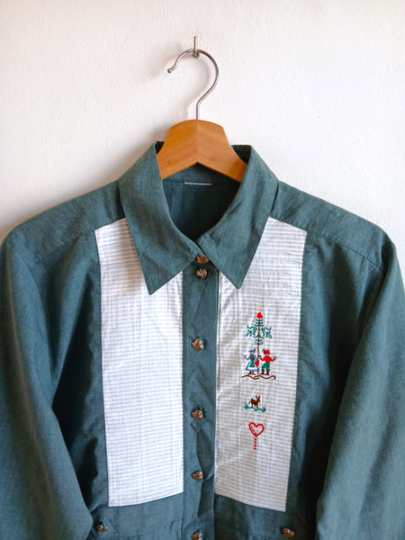 Camisa Vintage Trachten