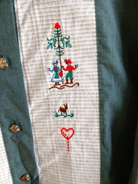 Camisa Vintage Trachten