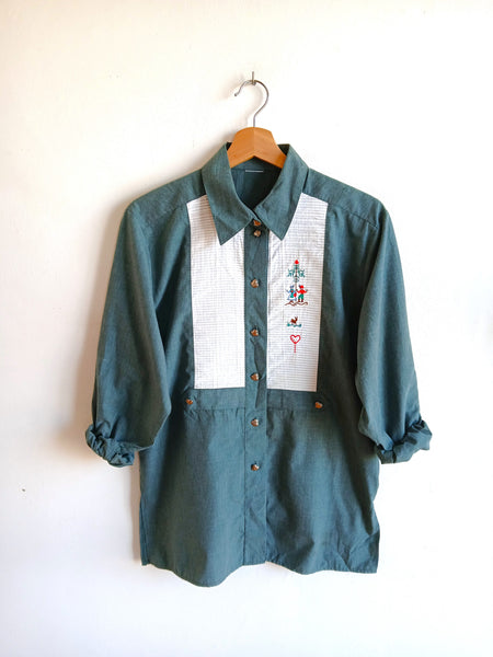 Camisa Vintage Trachten