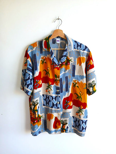 Camisa Vintage Floral
