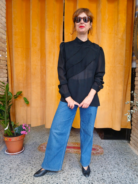 Camisa Vintage Negra