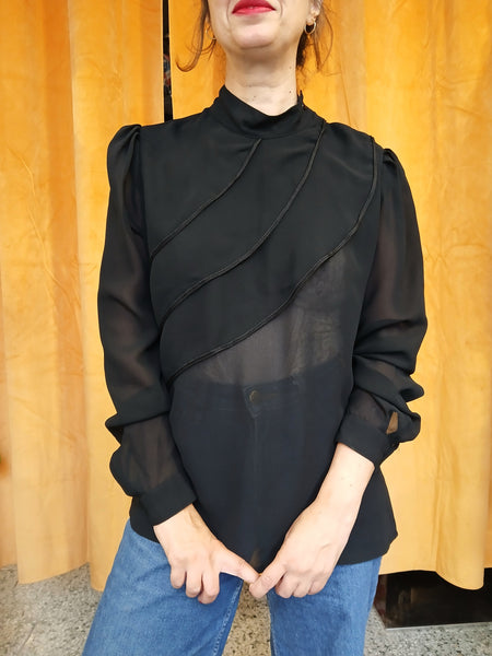 Camisa Vintage Negra