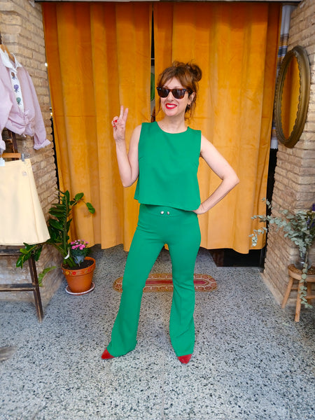 Conjunto Vintage Verde