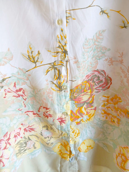 Camisa Vintage Flores