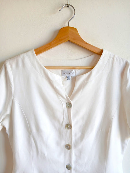 Vestido Vintage Blanco