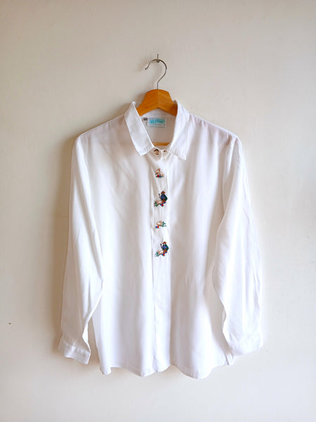 Camisa Vintage Bordaditos