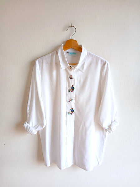 Camisa Vintage Bordaditos