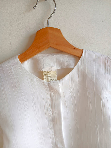 Camisa Vintage Blanca Mangas