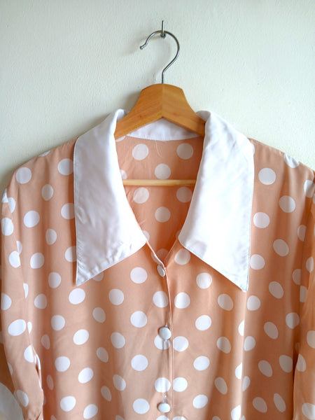 Camisa Vintage Lunares