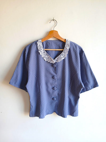 Camisa Vintage Lunares