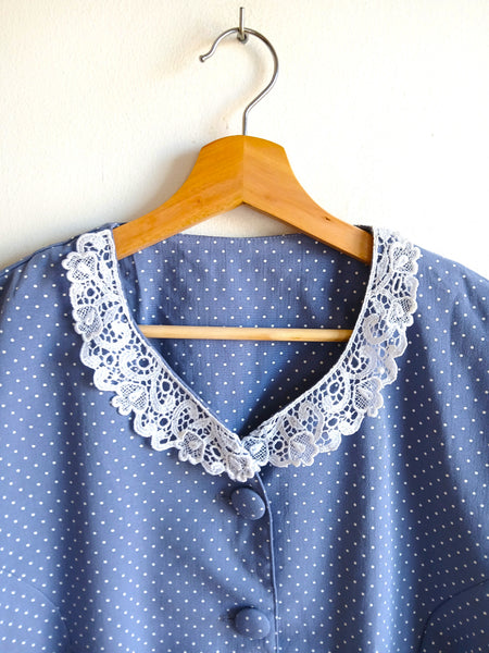 Camisa Vintage Lunares