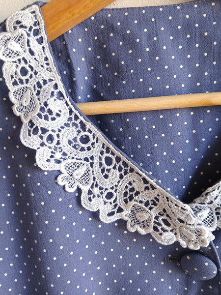 Camisa Vintage Lunares