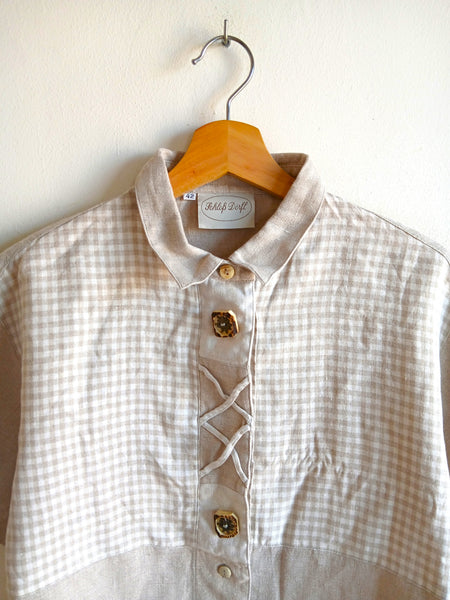 Camisa Vintage Lino