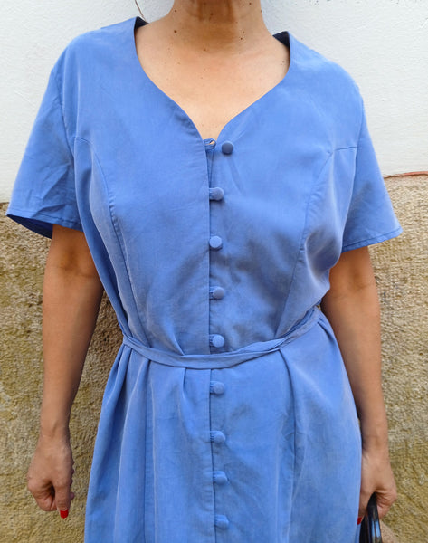 Vestido Vintage Azul
