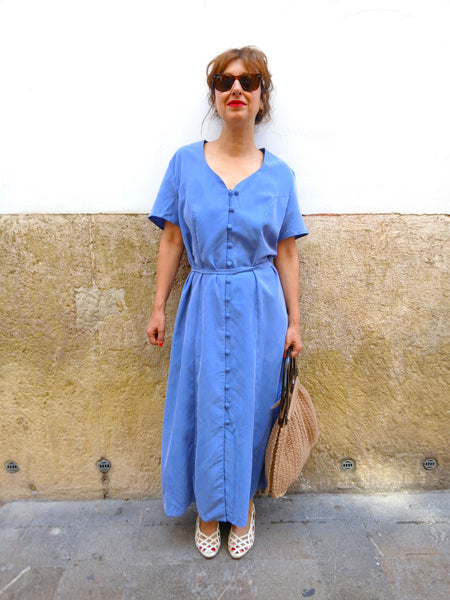 Vestido Vintage Azul
