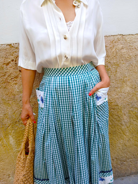 Falda Vintage Giesswein Austria
