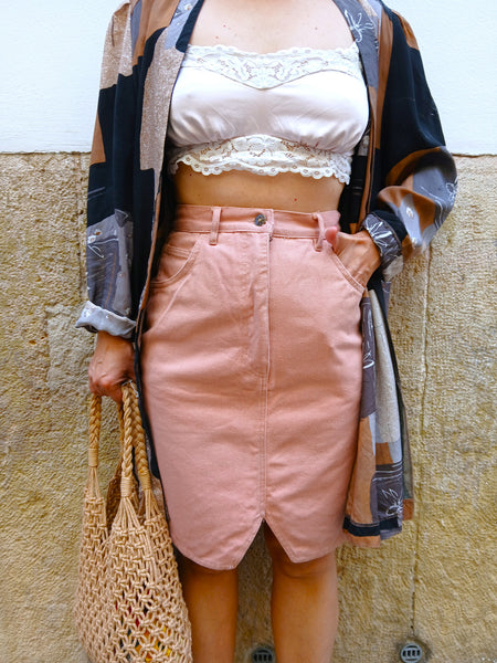 Falda Vintage Vaquera