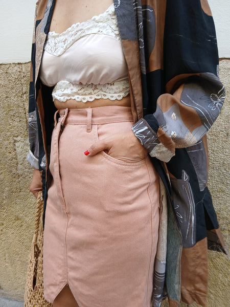 Falda Vintage Vaquera