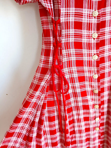 Vestido Vintage Cuadros
