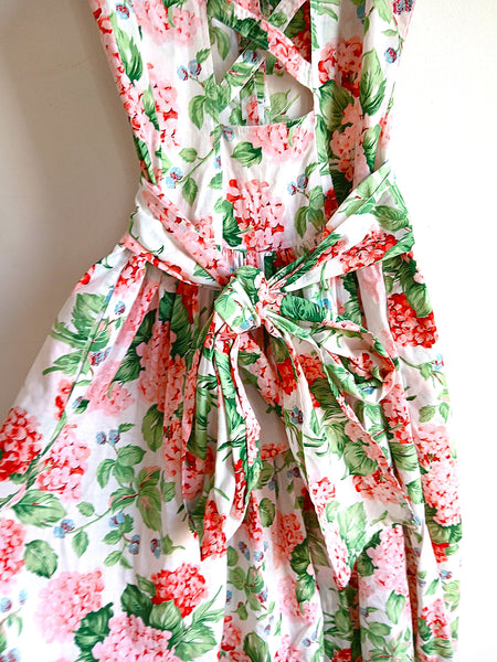 Vestido Vintage Flores y Tirantes
