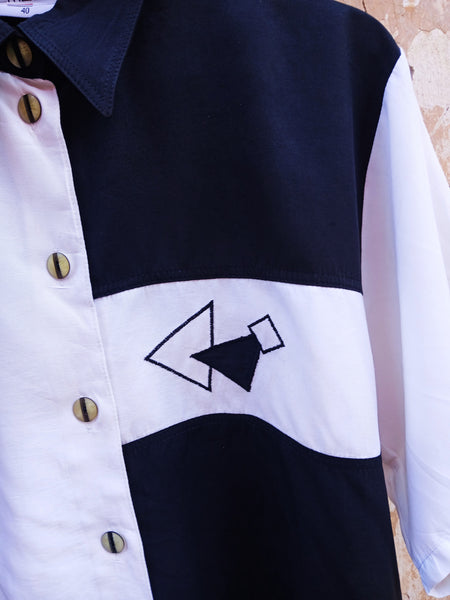 Camisa Vintage B/N