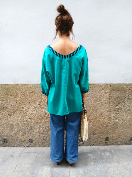 Blusa Vintage Verde