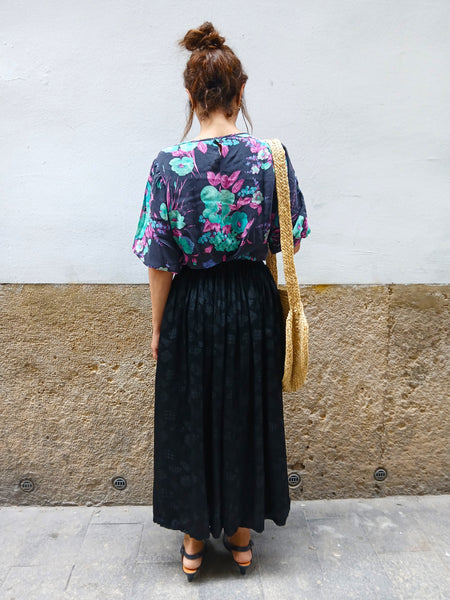 Falda Vintage Negra