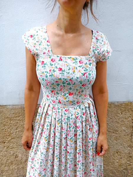 Vestido Vintage Florecillas