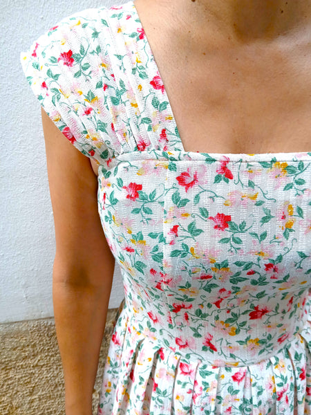 Vestido Vintage Florecillas
