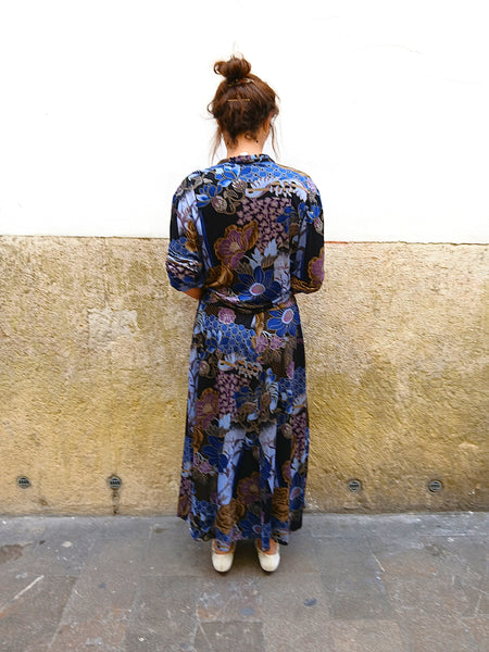 Conjunto Vintage Flores Abstractas