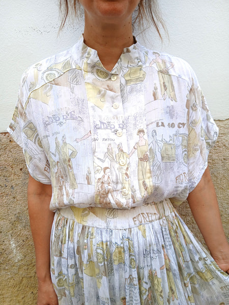 Conjunto Vintage Femme Française